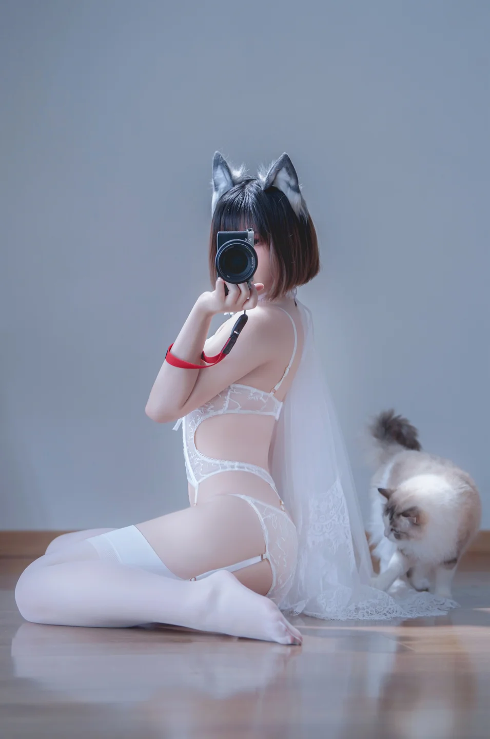 半半子 - No.092 纯白花嫁VOL.02 [22P,2V-181MB] tg@simisebaisi 【丝足阁】012.webp